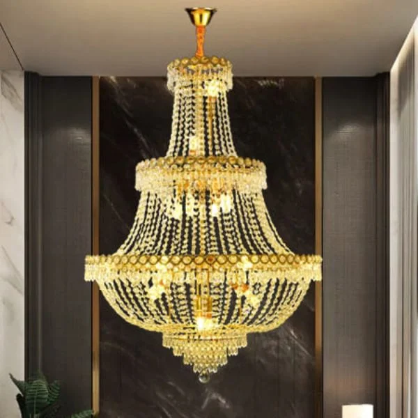 Đèn chùm LED pha lê sang trọng