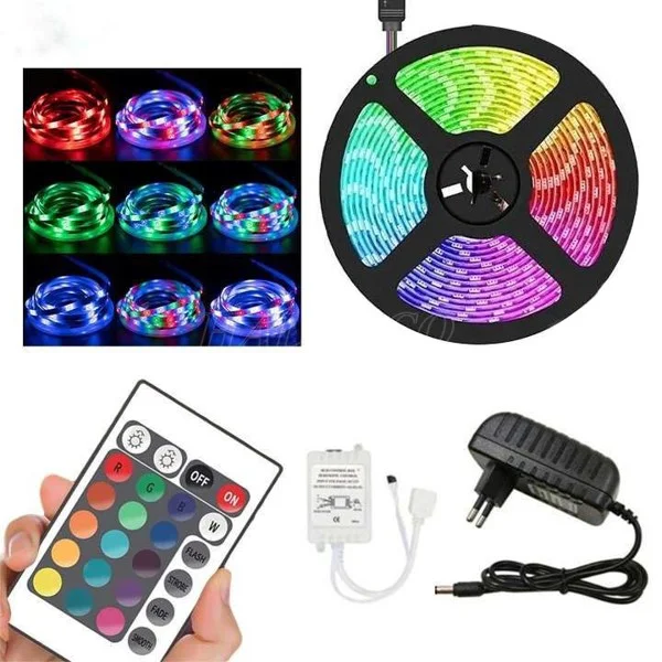 Đèn LED dây RGB 12V 3528 có remote cực kì tiện lợi