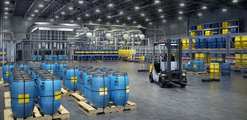 Lắp đèn chiếu sáng khu vực chung trong nhà xưởng