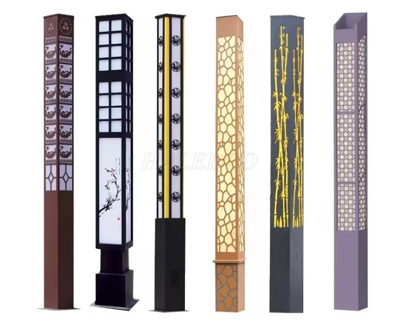 Trụ đèn trang trí đường phố hiện đại