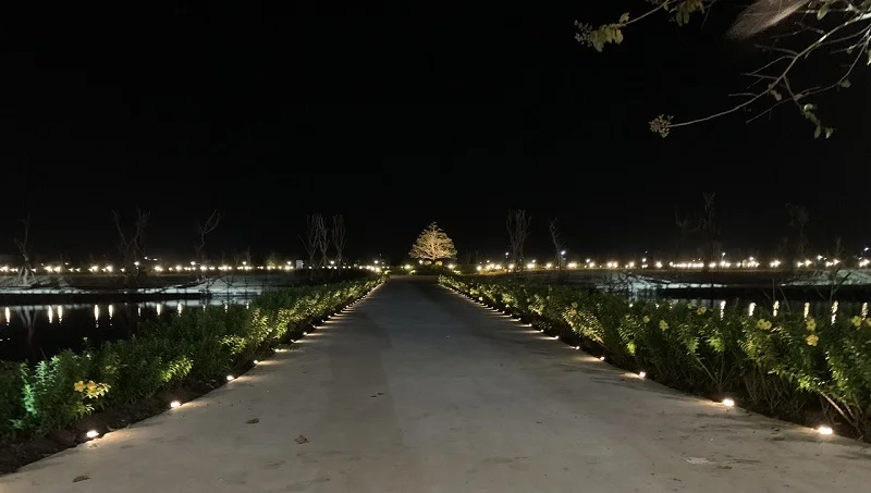 Dự án đèn âm sàn lắp lối đi