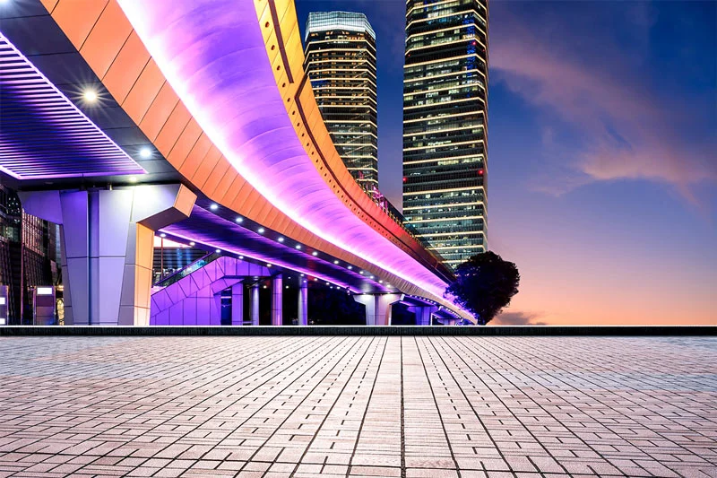 LED dây silicon chống nước trang trí cầu vượt