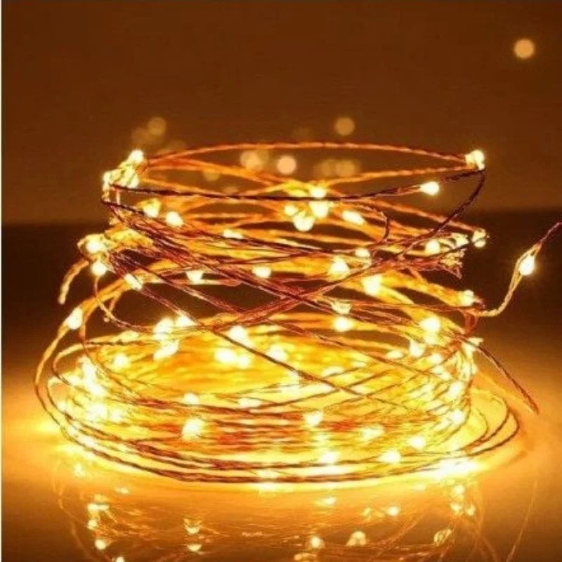 Dây đèn LED đom đóm dùng điện sáng đẹp