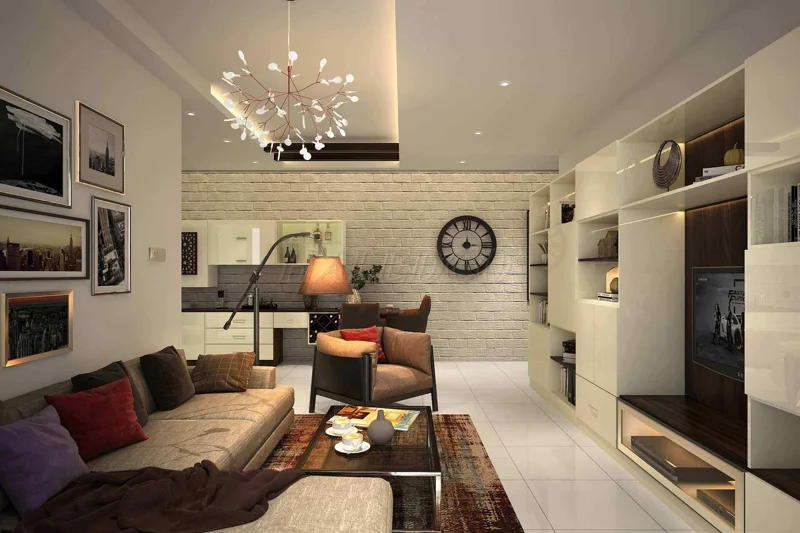 Đèn chùm chiếu sáng chung cư đẹp