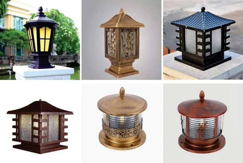 Một số mẫu đèn trụ cổng khác