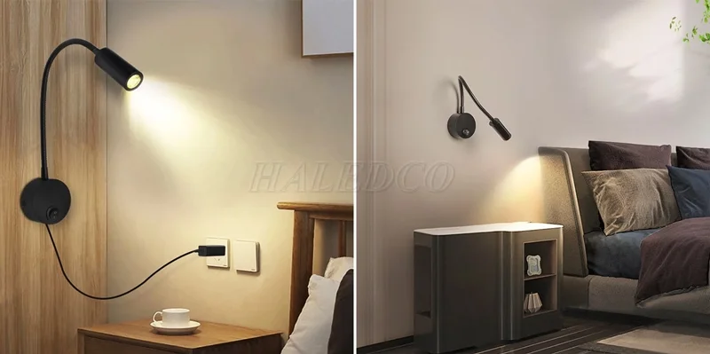 Ánh sáng đèn đọc sách đầu giường Rạng Đông