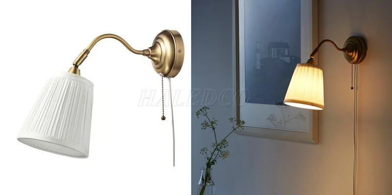 Kiểu dáng đèn đọc sách gắn tường Ikea