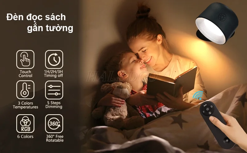 Đèn đọc sách gắn tường mang lại nhiều tiện ích