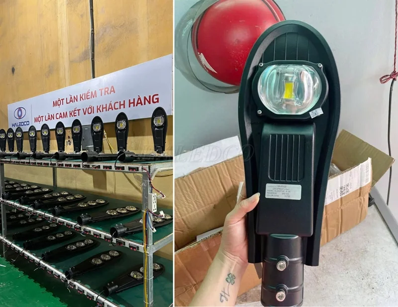 Đèn LED đường phố 50w tại xưởng HALEDCO