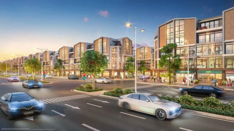 HALEDCO cấp đèn lá chiếu sáng đường khu đô thị Vinhome Ocean Park Hưng Yên