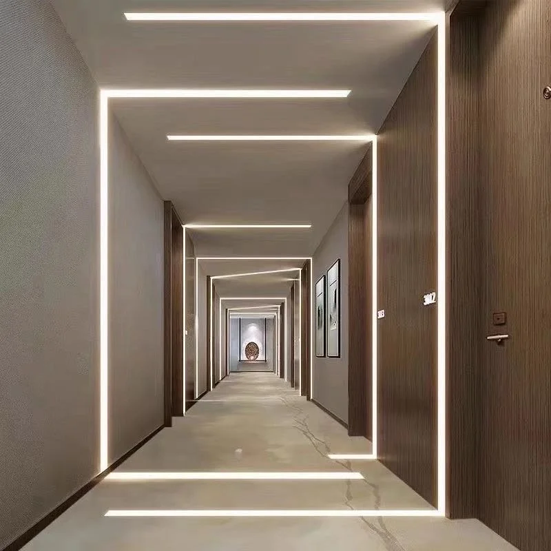 Đèn LED thanh hành lang tao chiều sâu cho lối đi