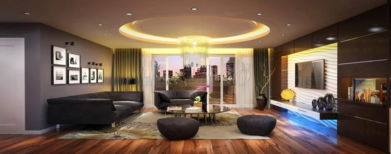 Lắp đèn LED dây hắt trần thạch cao