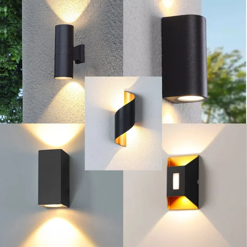Đèn gắn tường chiếu hắt ngoài trời