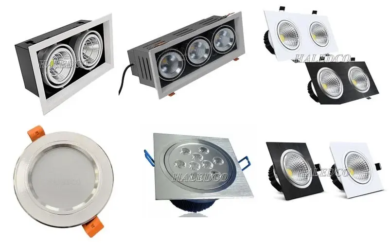 Các mẫu đèn LED âm trần công suất 9w