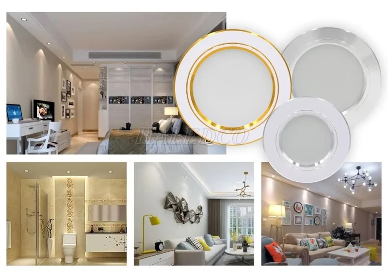 Lắp đặt đèn LED âm trần ở nhiều không gian