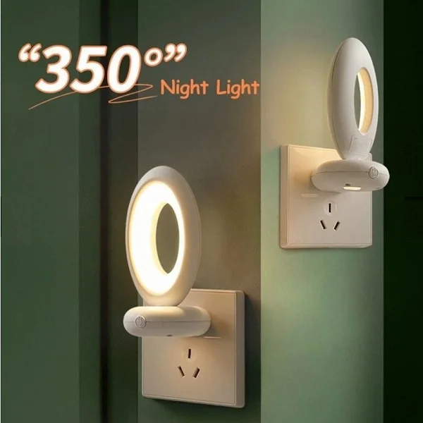 Đèn ngủ có điều khiển từ xa xoay 350 độ