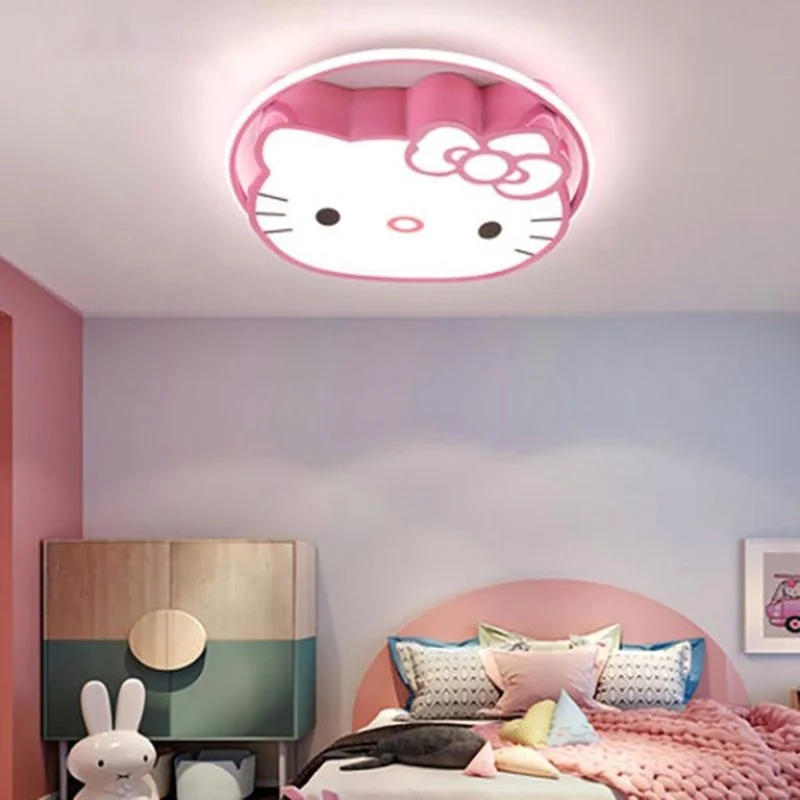 Đèn ốp trần phòng ngủ trẻ em Hello Kitty đáng yêu