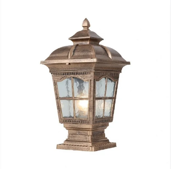 Mẫu đèn ốp trụ cổng phong cách cổ điển