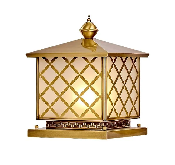 Đèn ốp cổng bằng đồng cao cấp