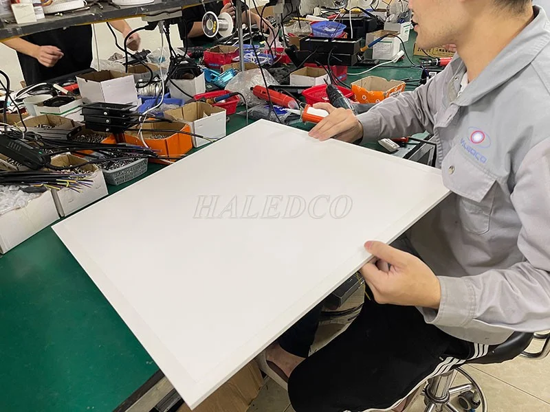 HALEDCO sản xuất đèn panel hộp 600×600 HLPLDC1.4-40W
