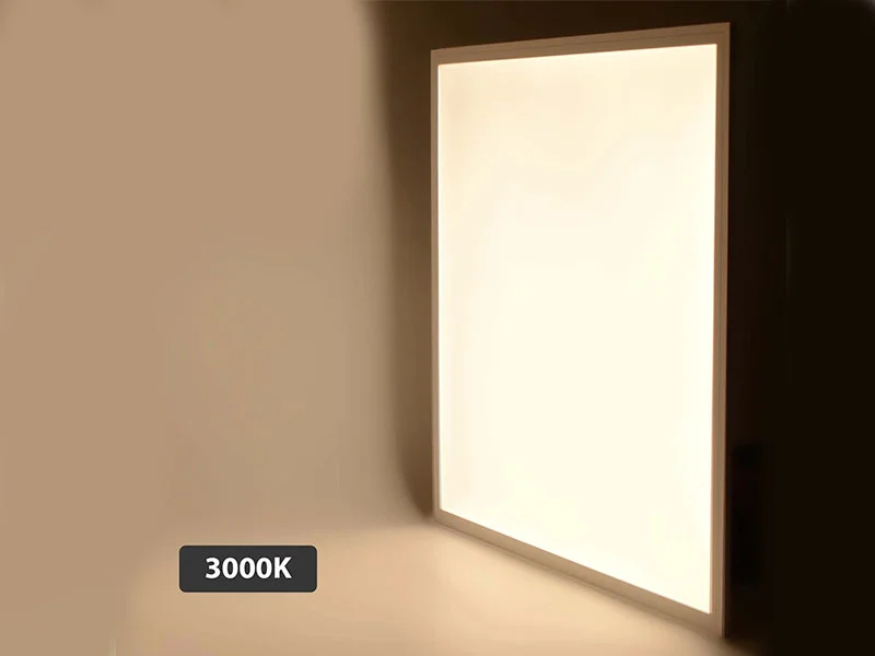 Kích thước đèn panel hộp 600×600 HLPLDC1.4-36W-3000K