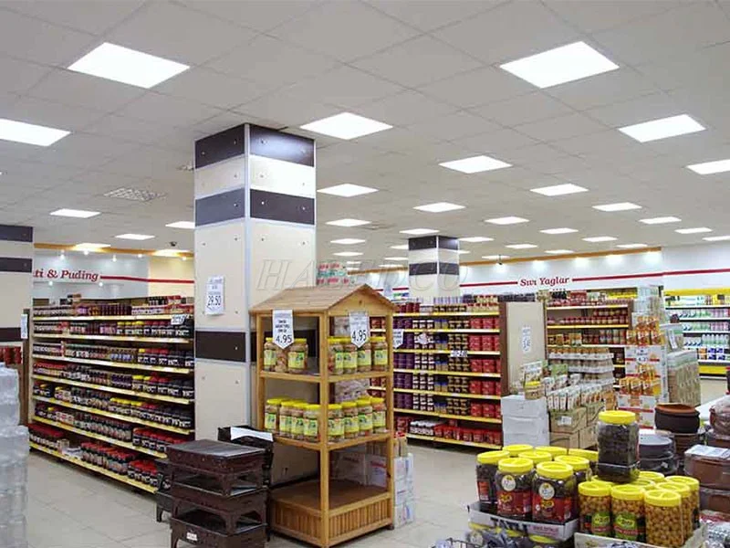 Ứng dụng lắp đèn panel hộp 600×600 HLPLDC1.4-48W-5000K