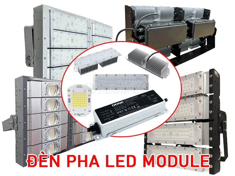 Đèn pha 150w HALEDCO sử dụng linh kiện chính hãng