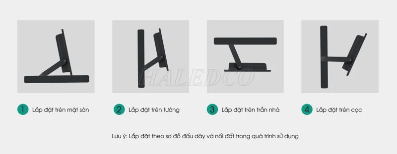Một số kiểu lắp đèn pha 150w