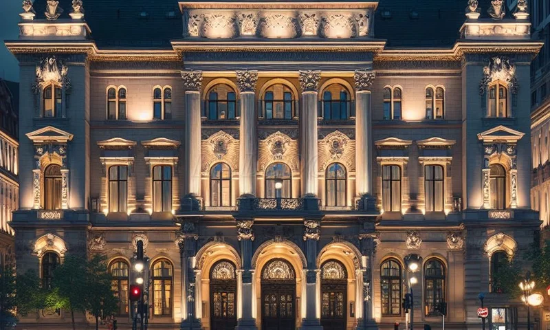 Đèn rọi cột trang trí mặt tiền