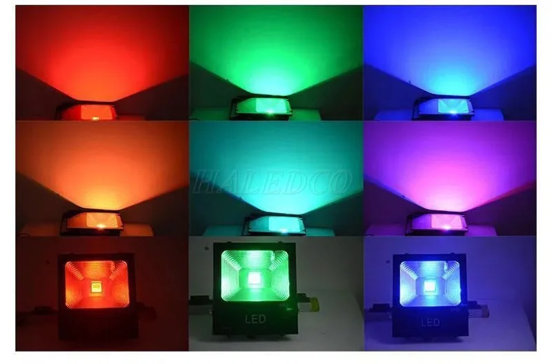 Ánh sáng đèn pha LED đổi màu