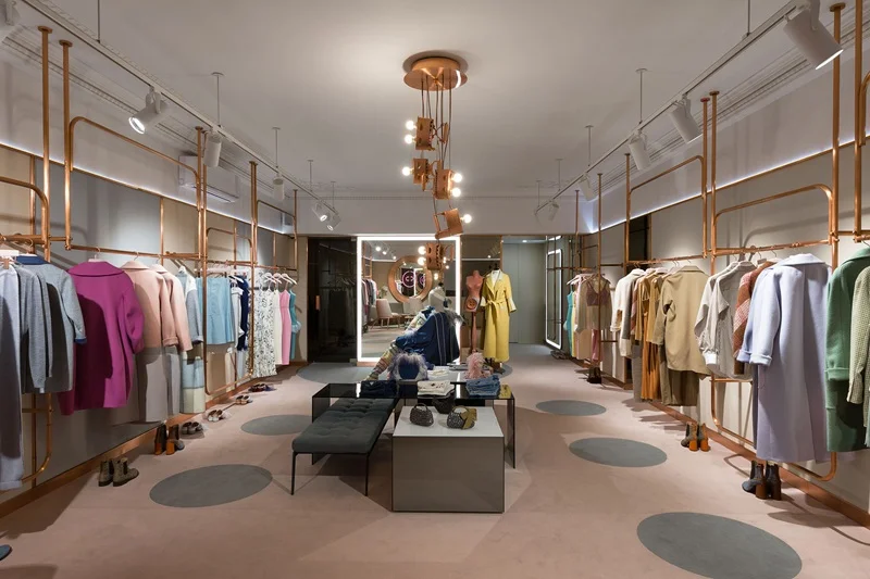 Đèn trang trí shop quần áo