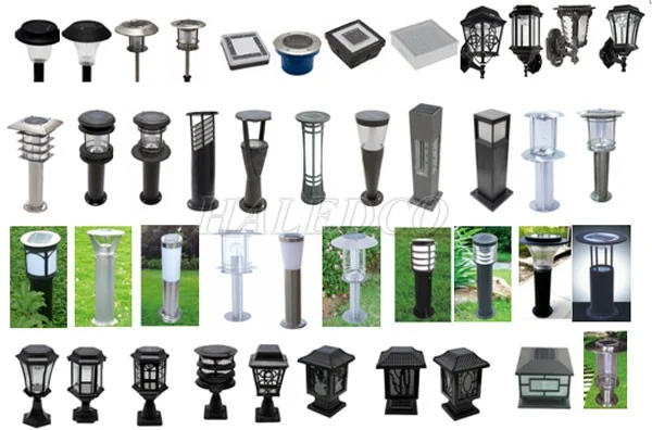 Các mẫu đèn sân vườn năng lượng mặt trời HALEDCO bán chạy tại TPHCM