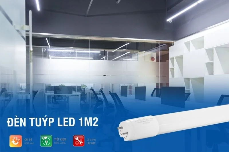 Ưu điểm khác biệt của đèn tuýp LED 1m2 HALEDCO