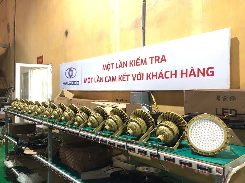 Mẫu đèn chống nổ 50w do HALEDCO sản xuất