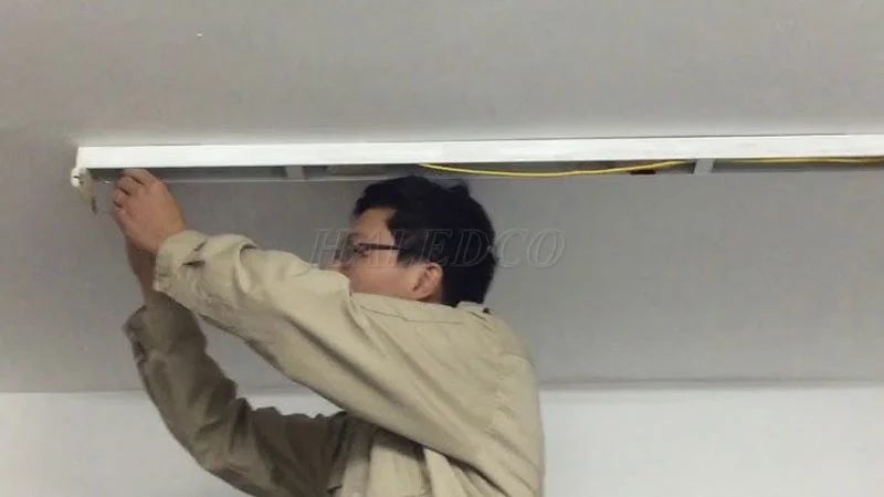 Cách lắp máng huỳnh quang