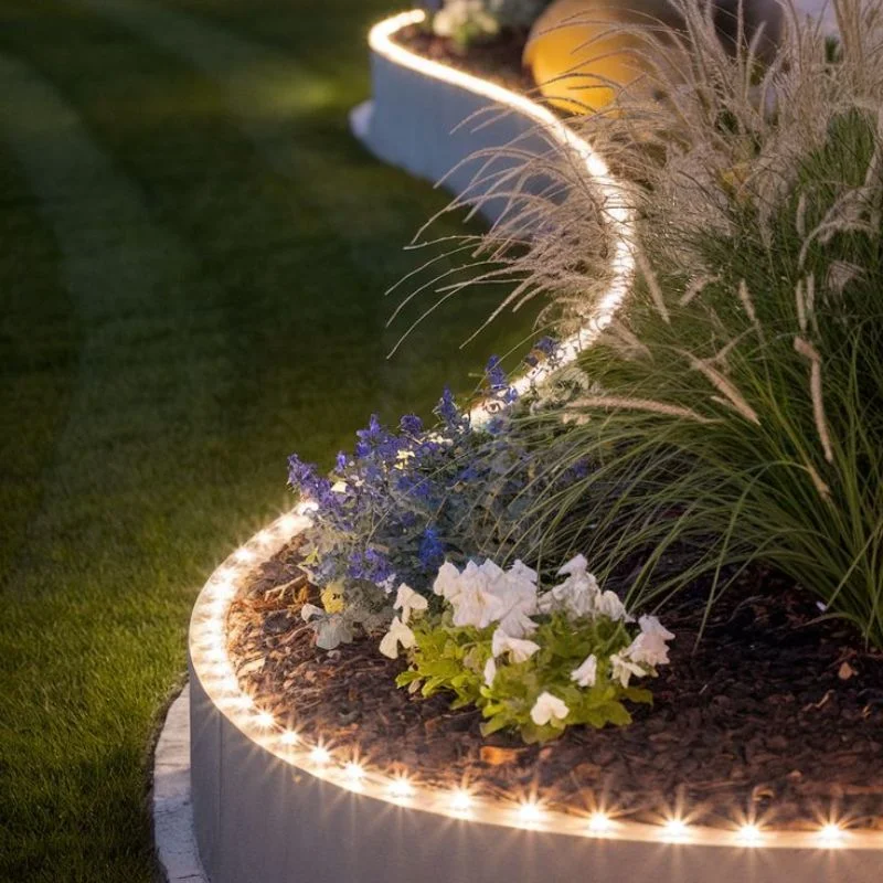 Trang trí tiểu cảnh bằng LED dây 24V chống nước