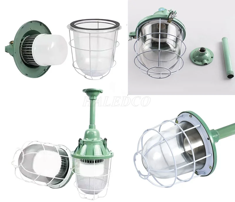 Cấu tạo máng đèn chống nổ LED bulb