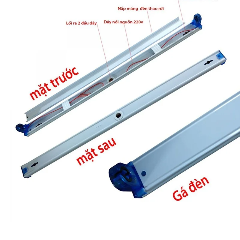 Máng đèn tuýp LED đơn phổ biến nhất hiện nay