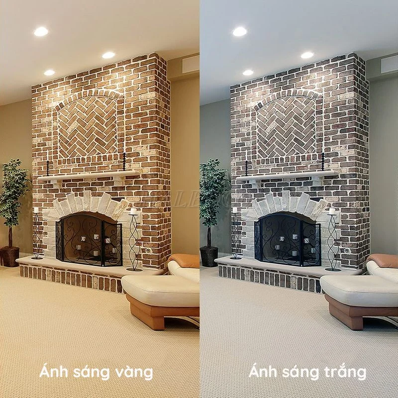 Ánh sáng trắng giúp nhìn rõ chi tiết hơn