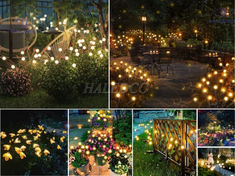 Ứng dụng của đèn đom đóm năng lượng mặt trời