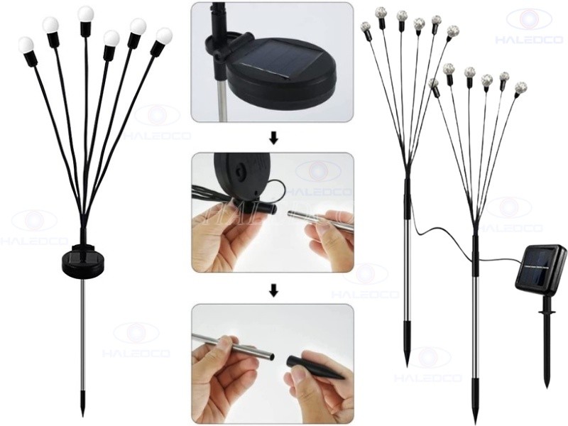 Hướng dẫn lắp ráp đèn đom đóm năng lượng mặt trời