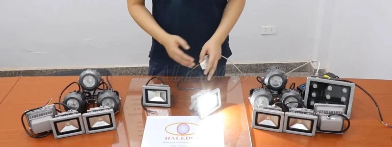 Ánh sáng đèn pha led 10w