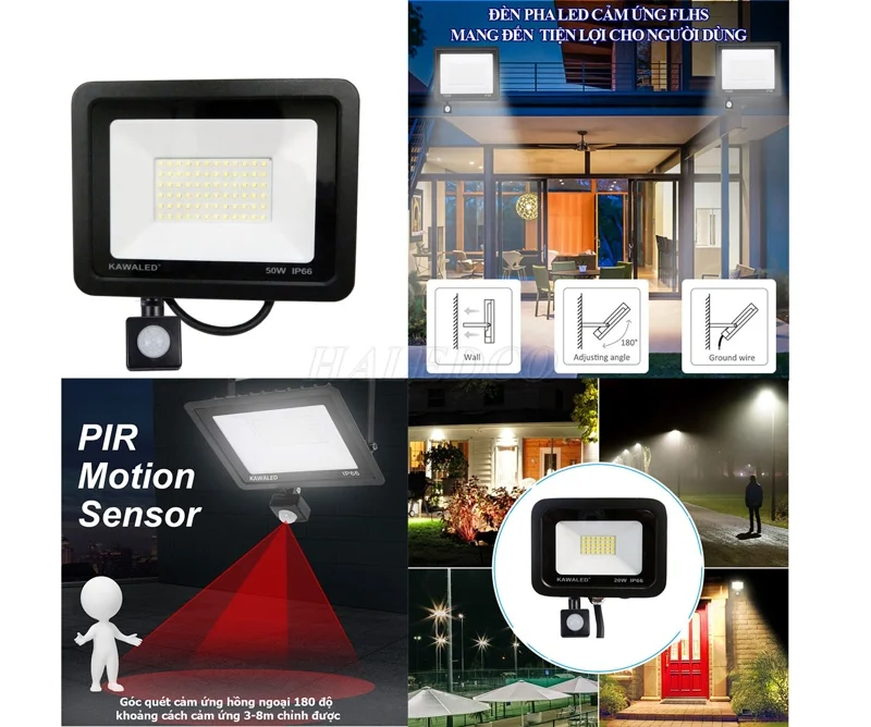Đèn pha cảm ứng chống trộm HLFL CB2