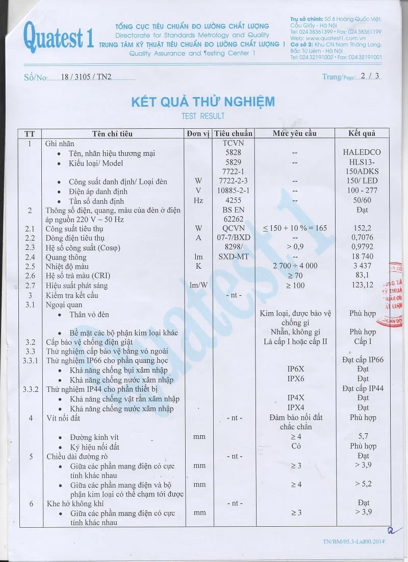 QUATEST S13-150, T8_2018-1