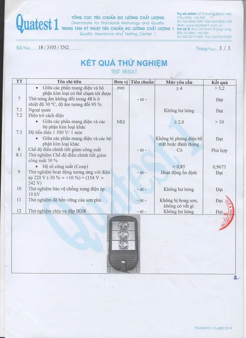 QUATEST S13-150, T8_2018-2