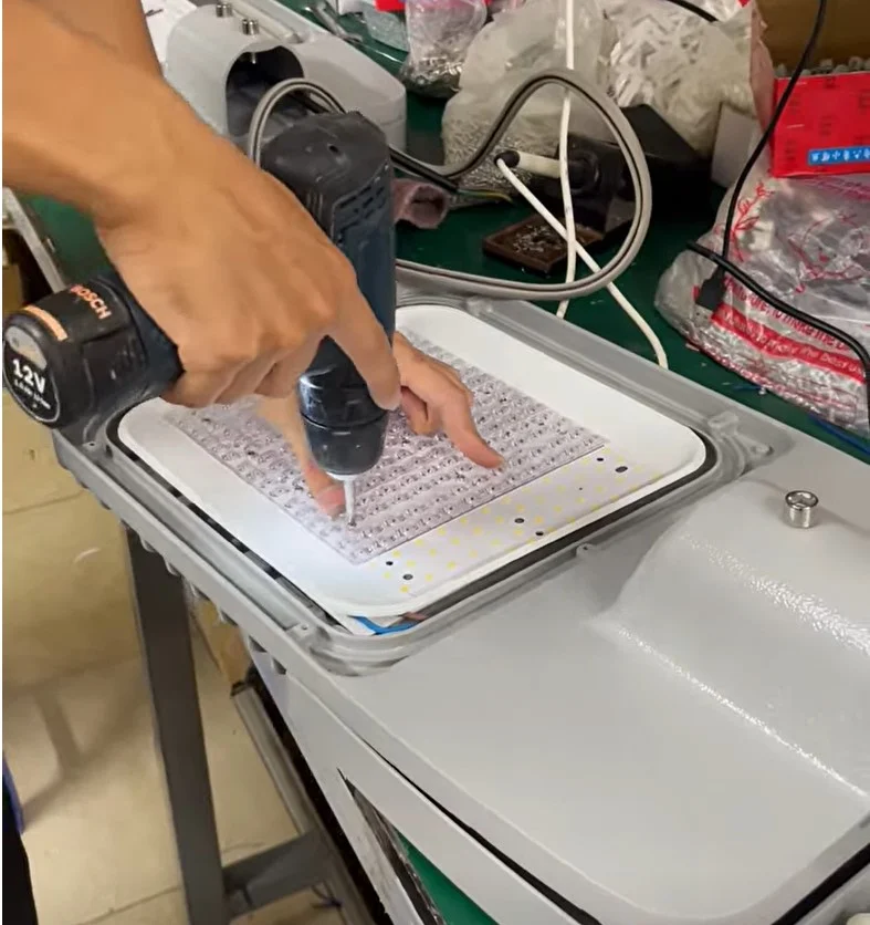 Chip LED được đặt trong tấm kính chóa lồi