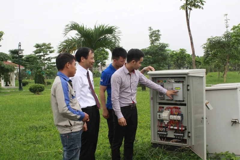Sơ đồ nguyên lý dùng cho tủ điều khiển chiếu sáng công viên