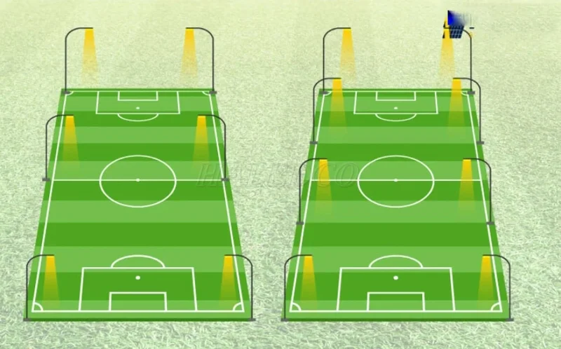 Thiết kế chiếu sáng sân bóng đá chuẩn TCVN 2025 - Hướng dẫn chi tiết A-Z