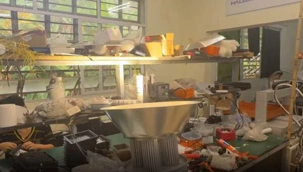 Quy trình sản xuất 163 đèn nhà xưởng HLHB11-250W tại HALEDCO