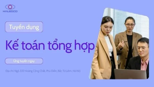 HALEDCO Tuyển Dụng Vị Trí Kế Toán Tổng hợp Full-time
